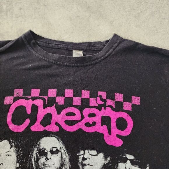 Tultex Misses Cheap Trick Black Tshirt With Graphics Size Medium - Picture 4 of 7